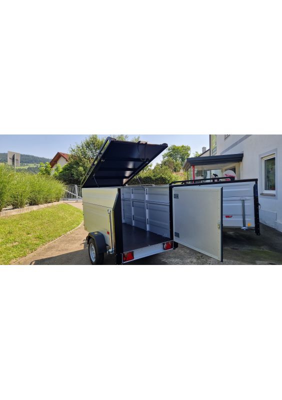 Deckelanhänger, PKW-Anhänger HP 2011 U/107 Plus, 2020 x 1075 x 1070 mm, 750 kg ungebremst