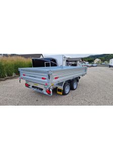 3-Seitenkipper Humbaur HTK 3000.31 mit verzinkten Stahlwänden, 3130 x 1740 x 400 mm, 3000 kg GG