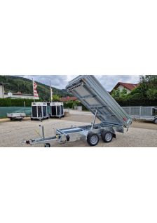 3-Seitenkipper Humbaur HTK 3500.31 mit verzinkten Stahlwänden, 3130 x 1740 x 400 mm, 3500 kg GG