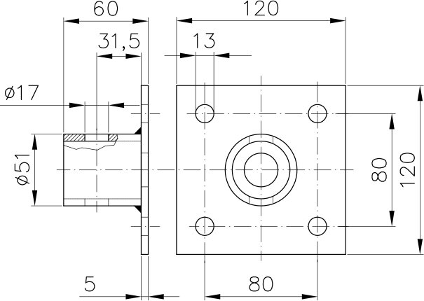 2 x Stützfuß Klappbar 280mm inkl. Adapter & 1 Stk. Handkurbel, montiertes Zubehör