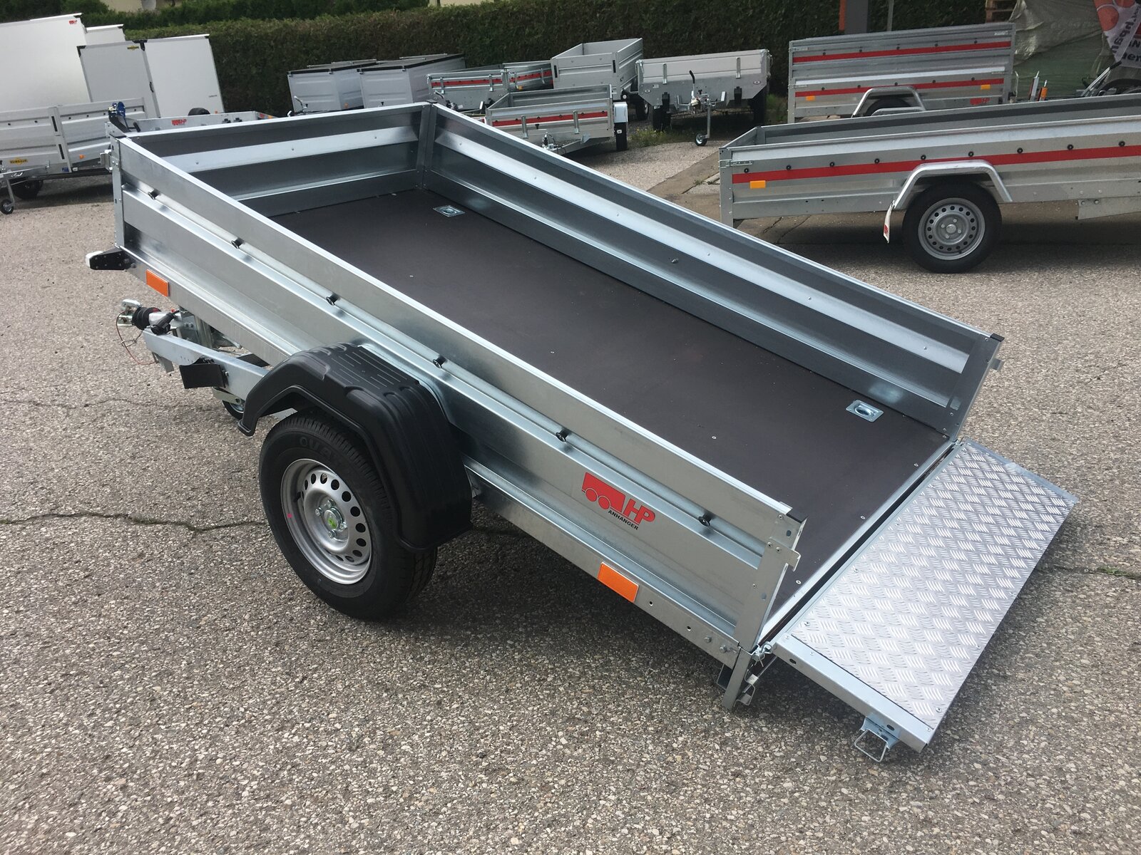 PKW-Anhänger, Autoanhänger HP 2313 GK, 2350 x 1330 x 350 mm, 1300 kg gebremst