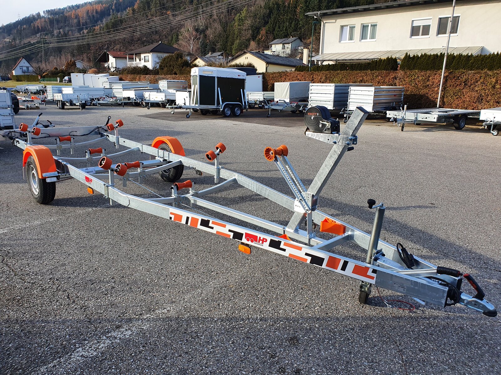 Bootsanhänger, Bootstrailer, Motorbootanhänger HP 1300 BA-R für Bootslänge bis 6,3 m