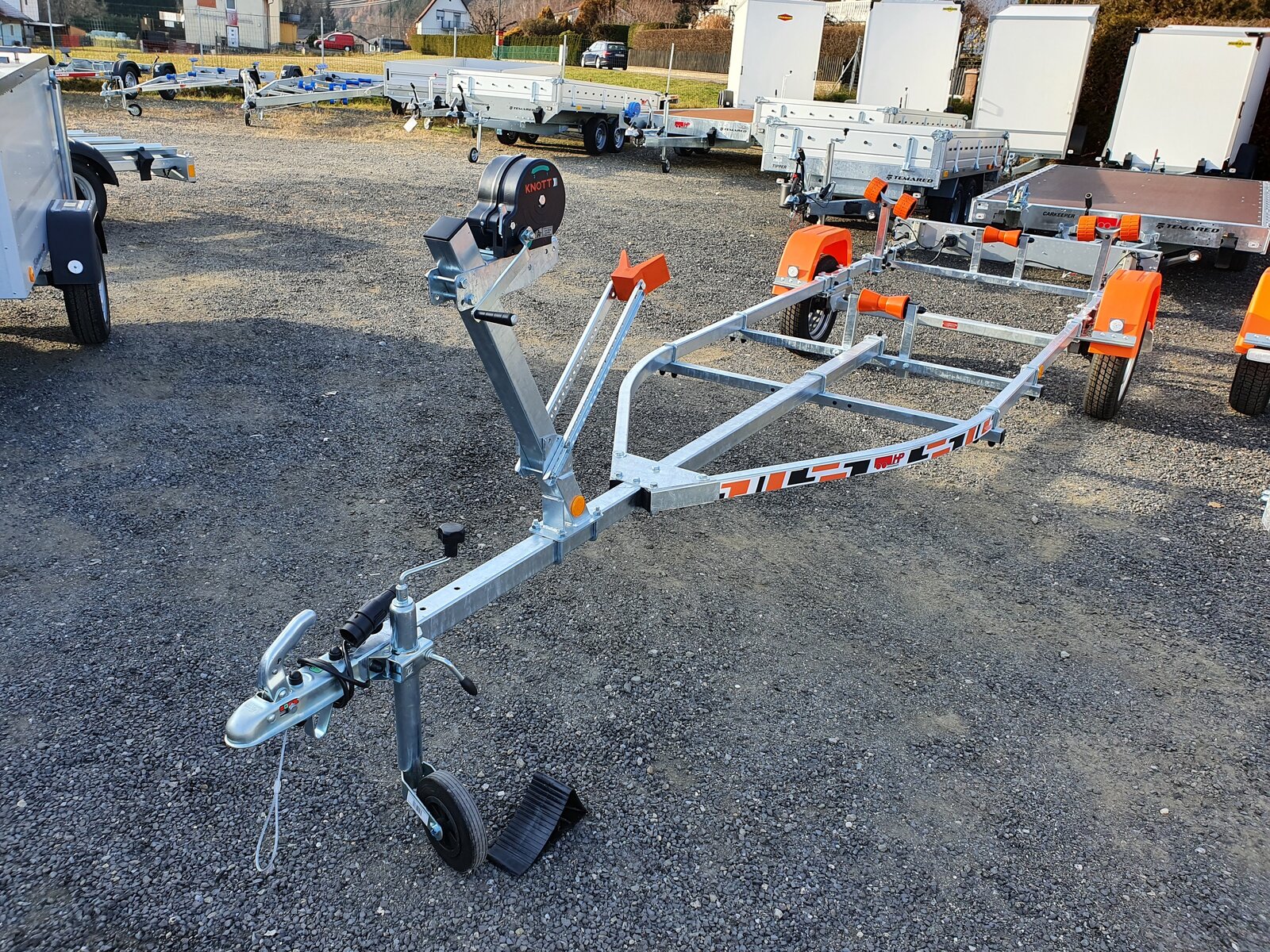 Bootsanhänger, Bootstrailer, PKW-Anhänger HP 500 BA-R für Bootslänge 4500 mm