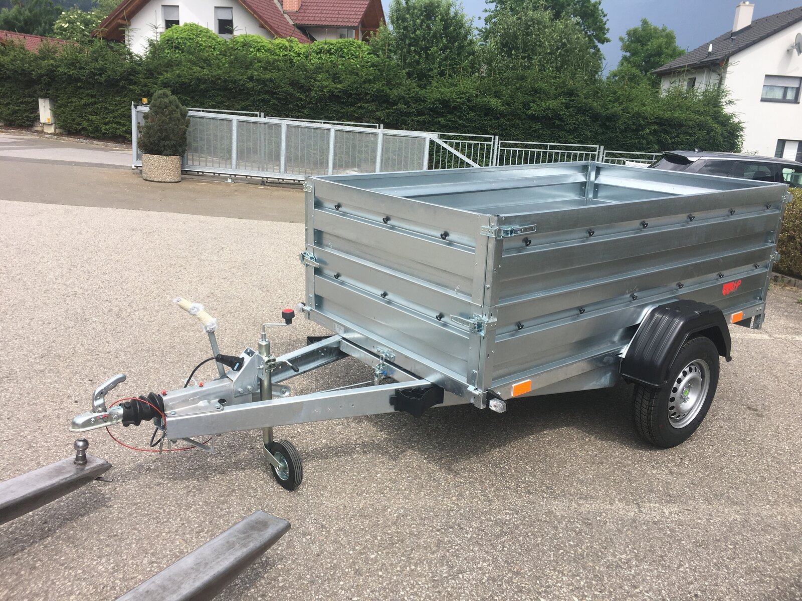 PKW-Anhänger, Autoanhänger HP 2313 GKA, 2350 x 1330 x 350 mm, 1300 kg gebremst