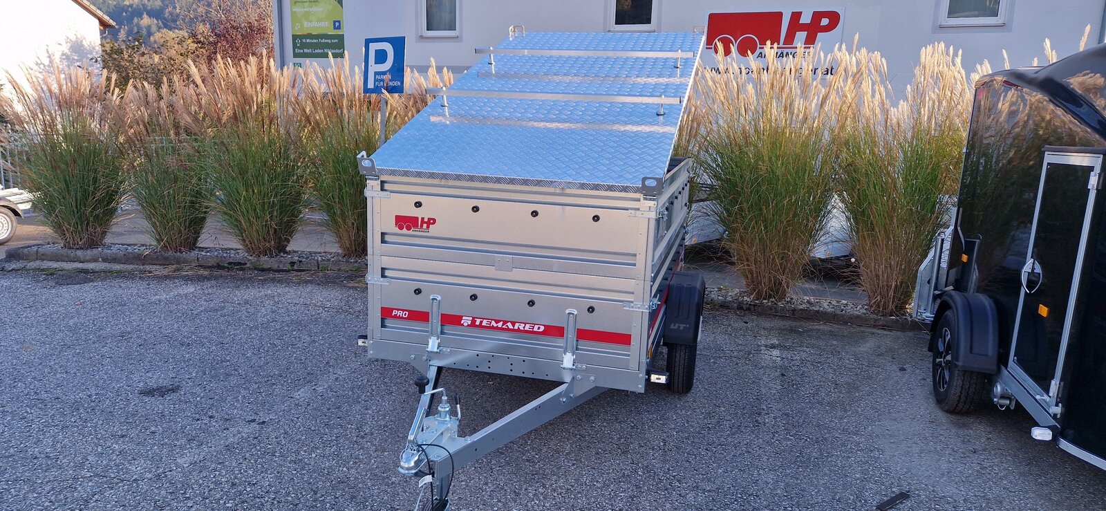 PKW-Anhänger, Autoanhänger, Deckelanhänger HP 2312 UAD, 2300 x 1250 x 850 mm, 750 kg ungebremst