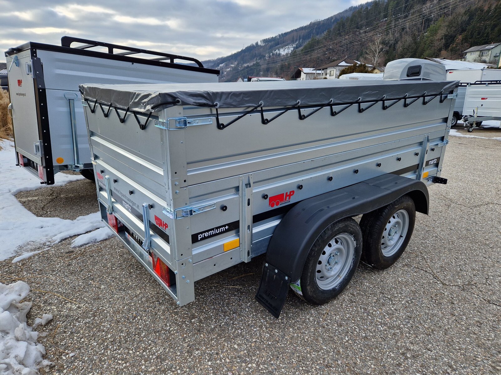 PKW-Anhänger, Autoanhänger, HP 2615 TA20, 2630x1500x800mm, 2000 kg Tandem