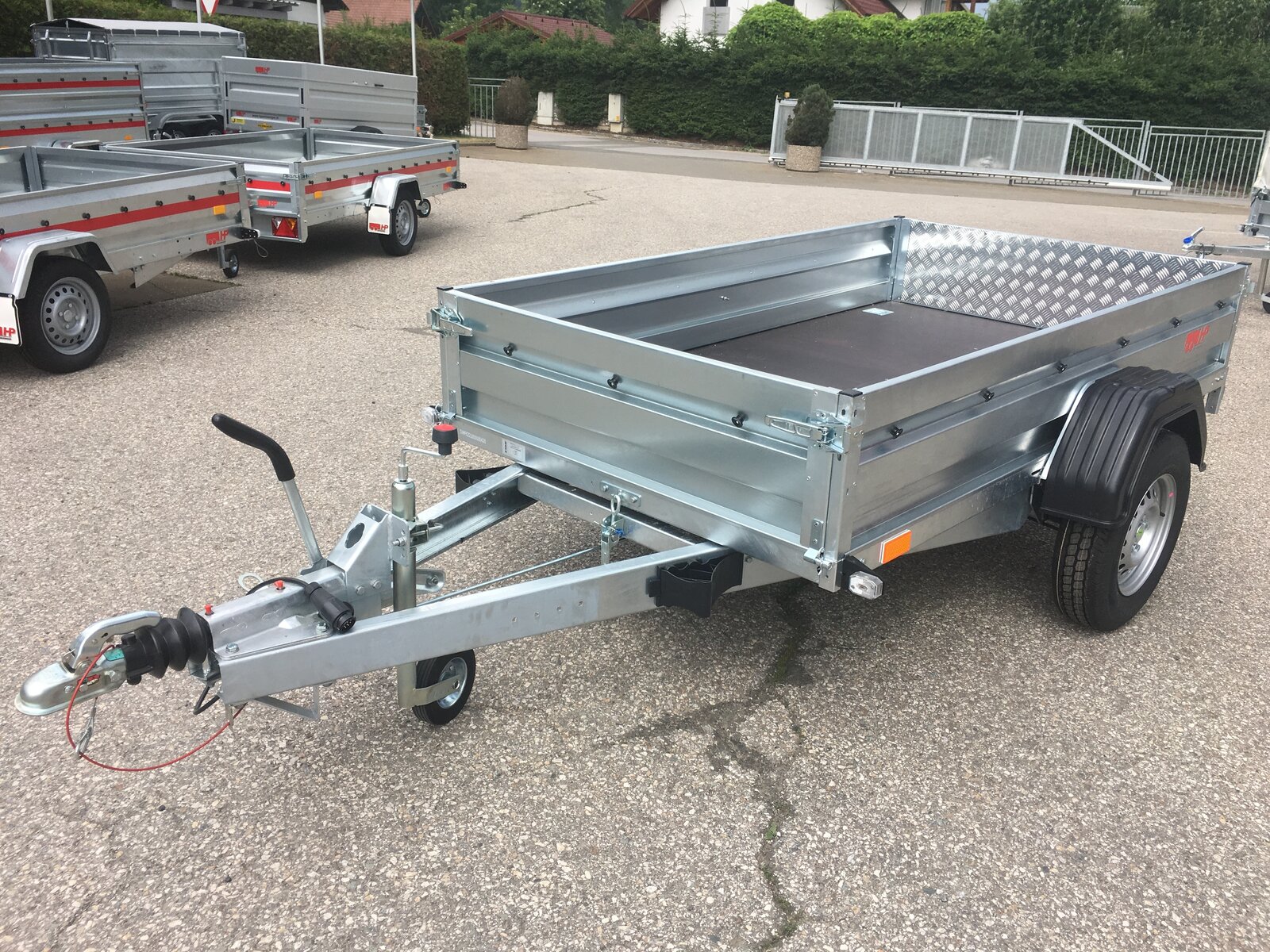 PKW-Anhänger, Autoanhänger HP 2313 GK, 2350 x 1330 x 350 mm, 1300 kg gebremst