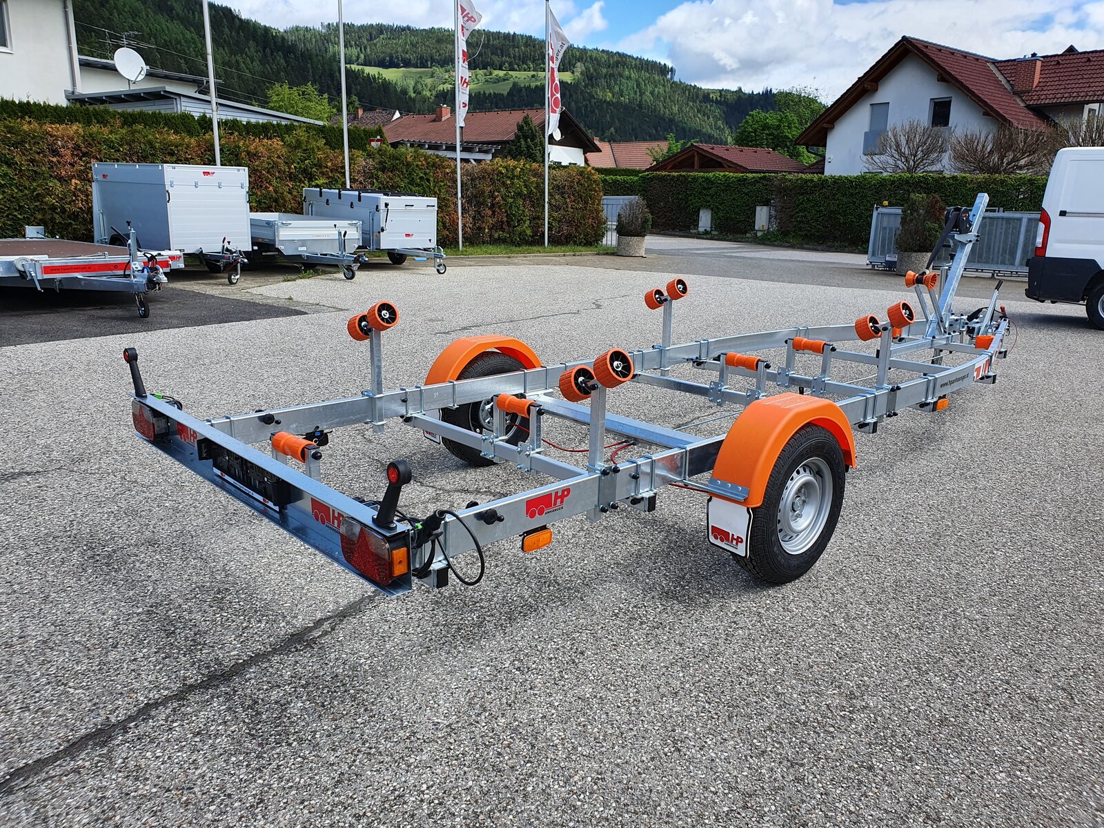 Bootsanhänger, Bootstrailer, Motorbootanhänger PKW-Anhänger HP 1500 BA-R für Boote bis 7 m