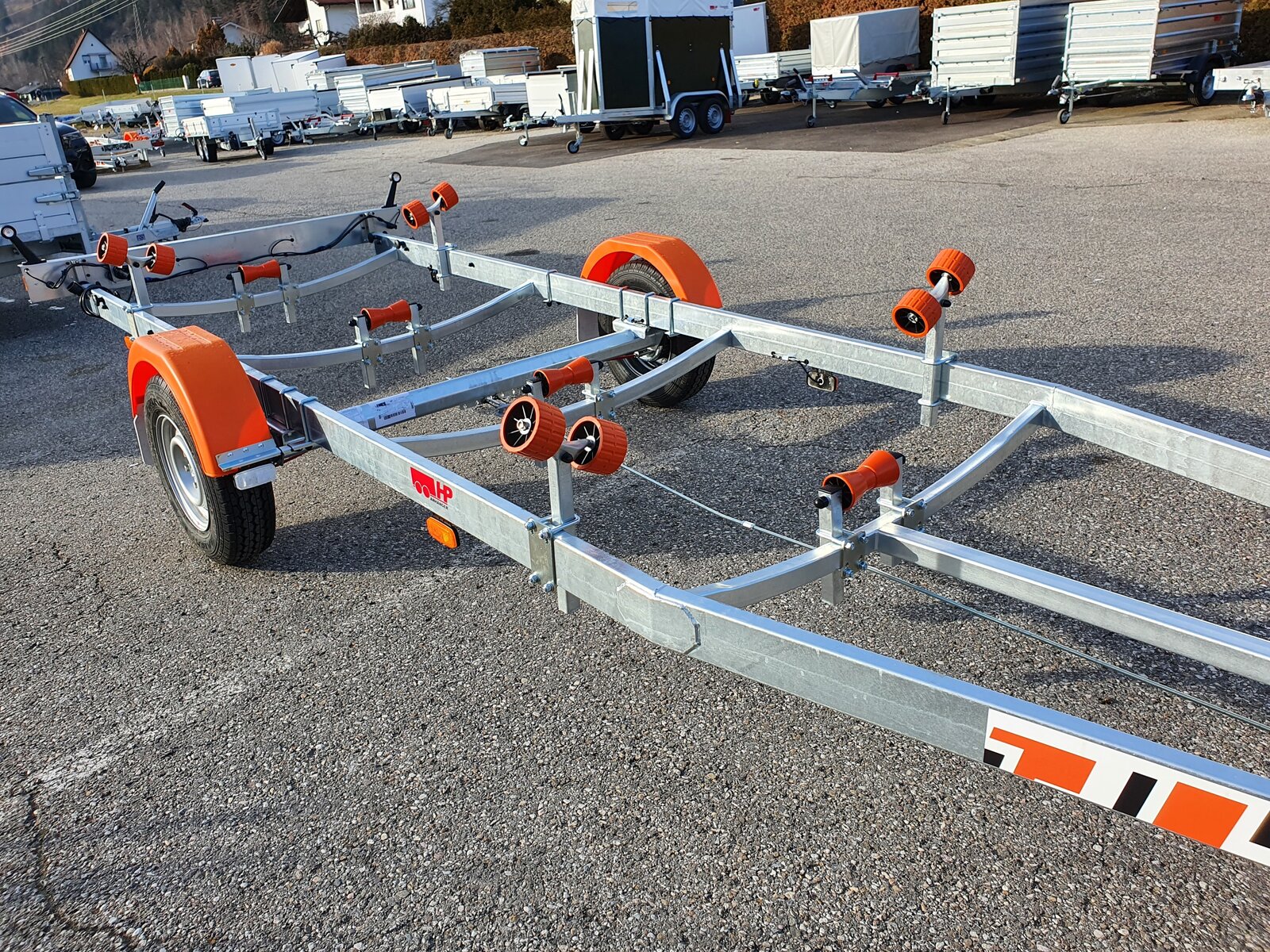 Bootsanhänger, Bootstrailer, Motorbootanhänger PKW-Anhänger HP 1500 BA-R für Boote bis 7 m