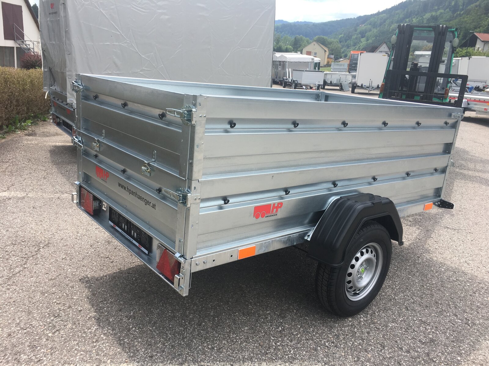 PKW-Anhänger, Autoanhänger HP 2313 GKA, 2350 x 1330 x 350 mm, 1300 kg gebremst