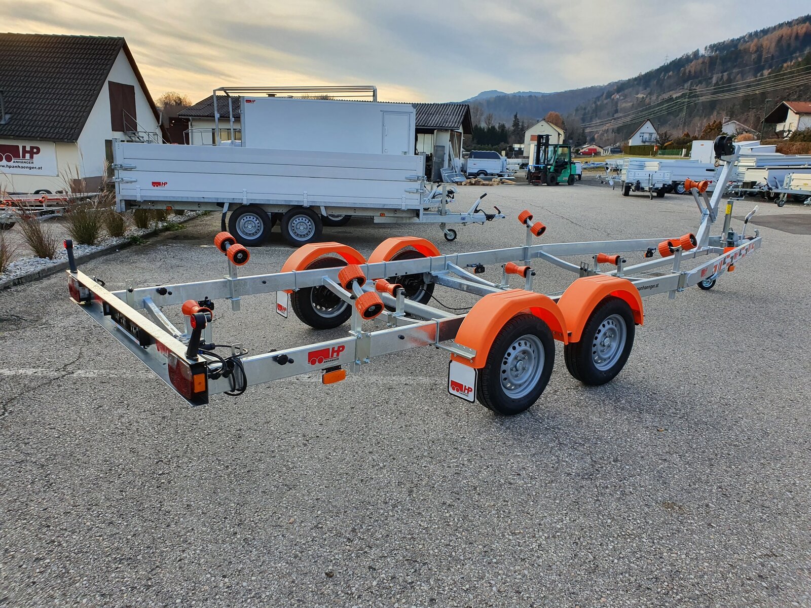 Bootsanhänger, Bootstrailer, Motorbootanhänger HP 2000 BA-R für Bootslänge bis 7,2 m