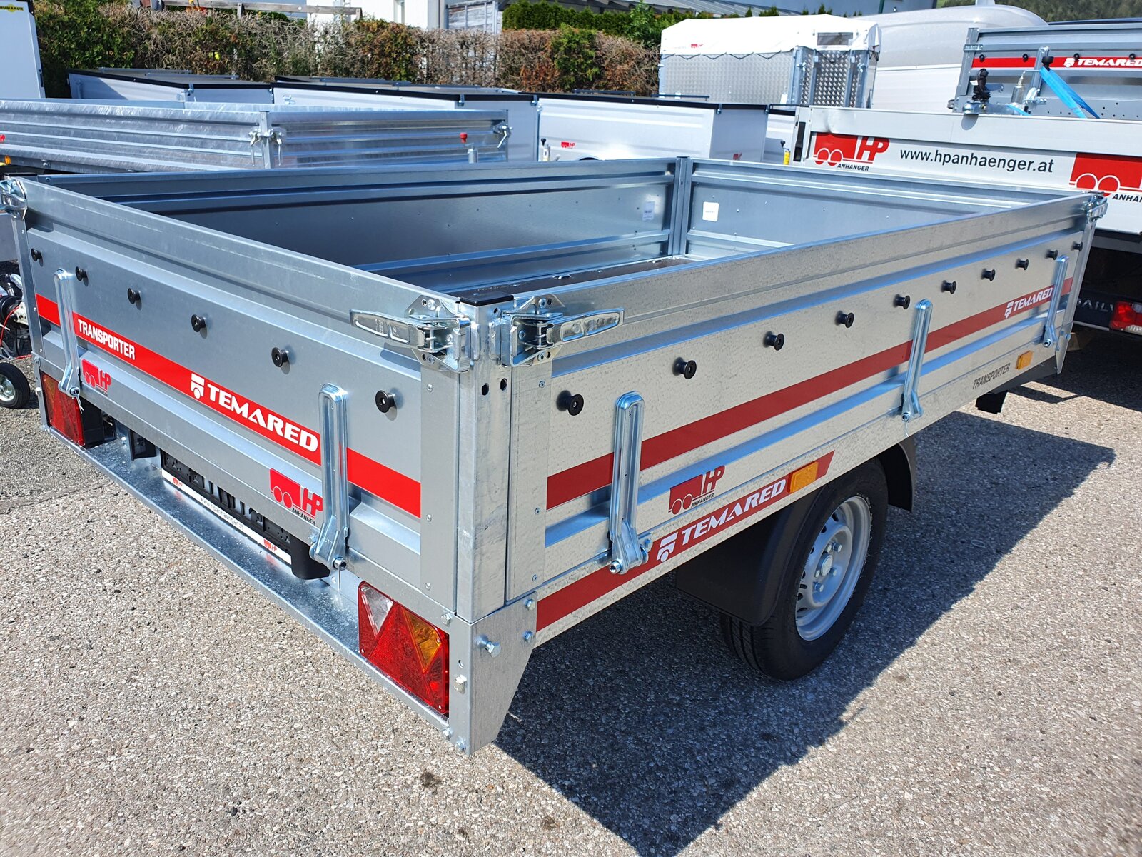 PKW-Anhänger, Hochlader, HP 202515 LH, 2000 kg Tandem, 2530 x 1530 x 400 mm, Autoanhänger