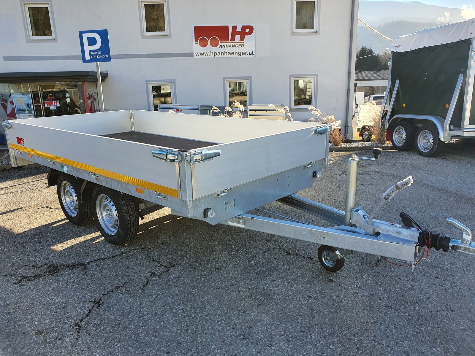 PKW-Anhänger, Autoanhänger Hochlader EDUARD 3116-GD, 3100 x 1600 x 300 mm, 2000 kg GG