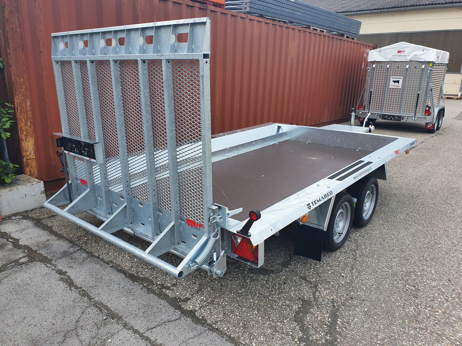 Baumaschinenanhänger, Baggeranhänger, Maschinentransporter HP 353516 T, 3500 kg