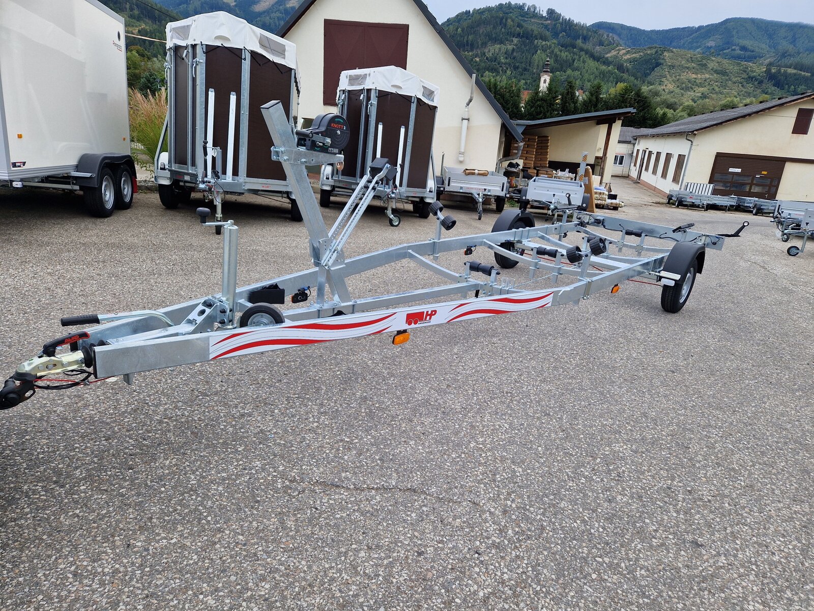 Bootsanhänger, Bootstrailer, Motorbootanhänger PKW-Anhänger HP 1500 BA-R für Boote bis 7 m