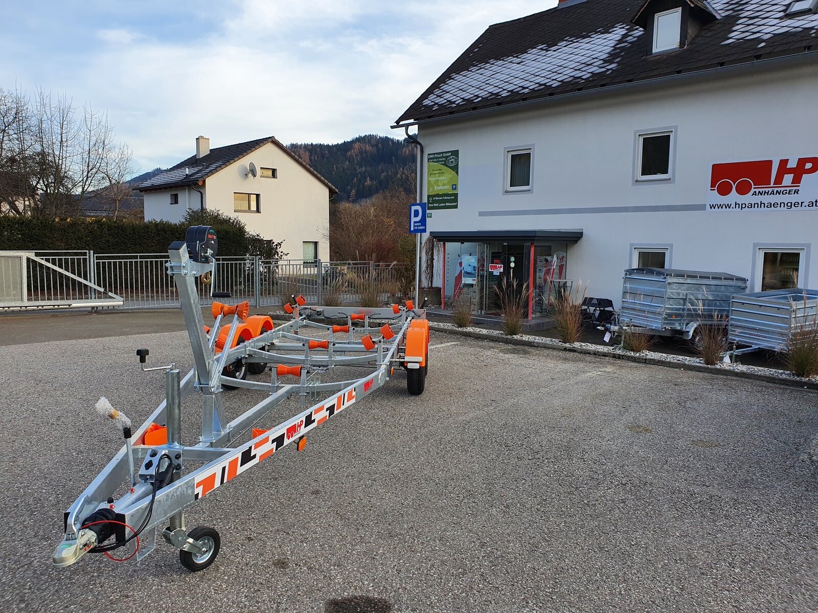 Bootsanhänger, Bootstrailer, Motorbootanhänger HP 3000 BA-R für Bootslänge bis 9 m