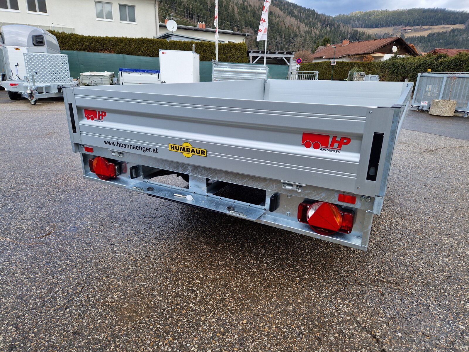 PKW Anhänger Humbaur HT 253118, Gewerbeanhänger, Tandem-Hochlader Aluminium, 2.500kg bei HP-Anhänger