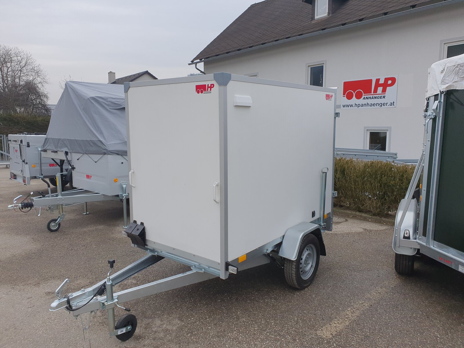 PKW Anhänger, Kofferanhänger HP 752015, 2040 x 1150 x 1500 mm, 750 kg ungebremst