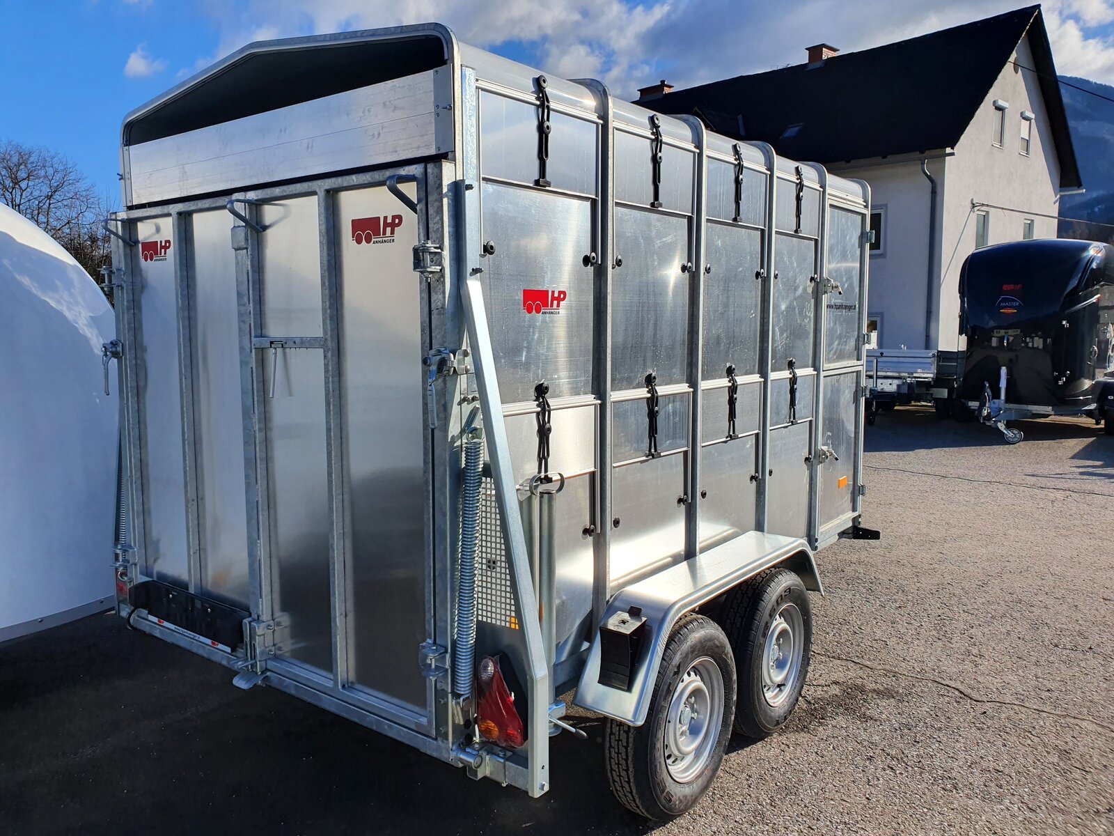 Viehanhänger, Tiertransporter, PKW-Anhänger HP 273016 VT, 3000x1600x1860 mm, 2700 kg GG