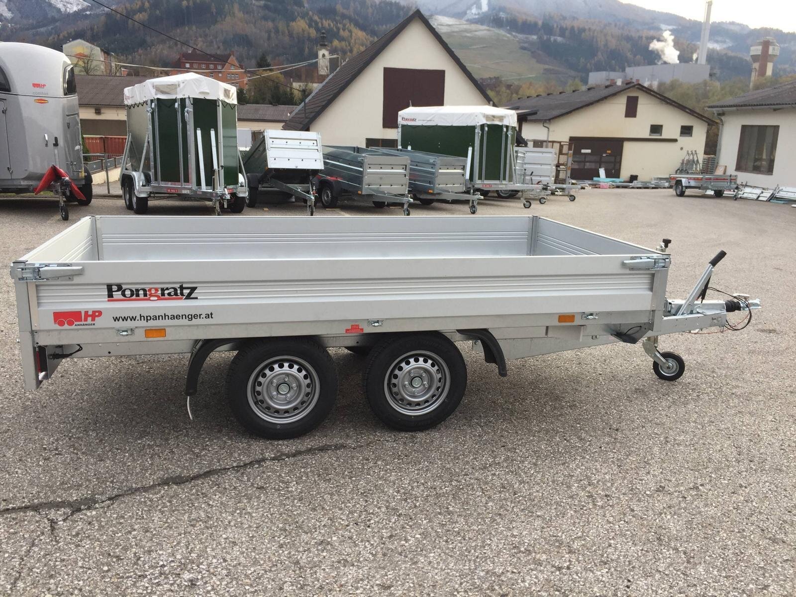 PKW-Anhänger, Hochlader, Pongratz LH 3100/16 T-AL, 2000 kg, 3100x1600x300 mm