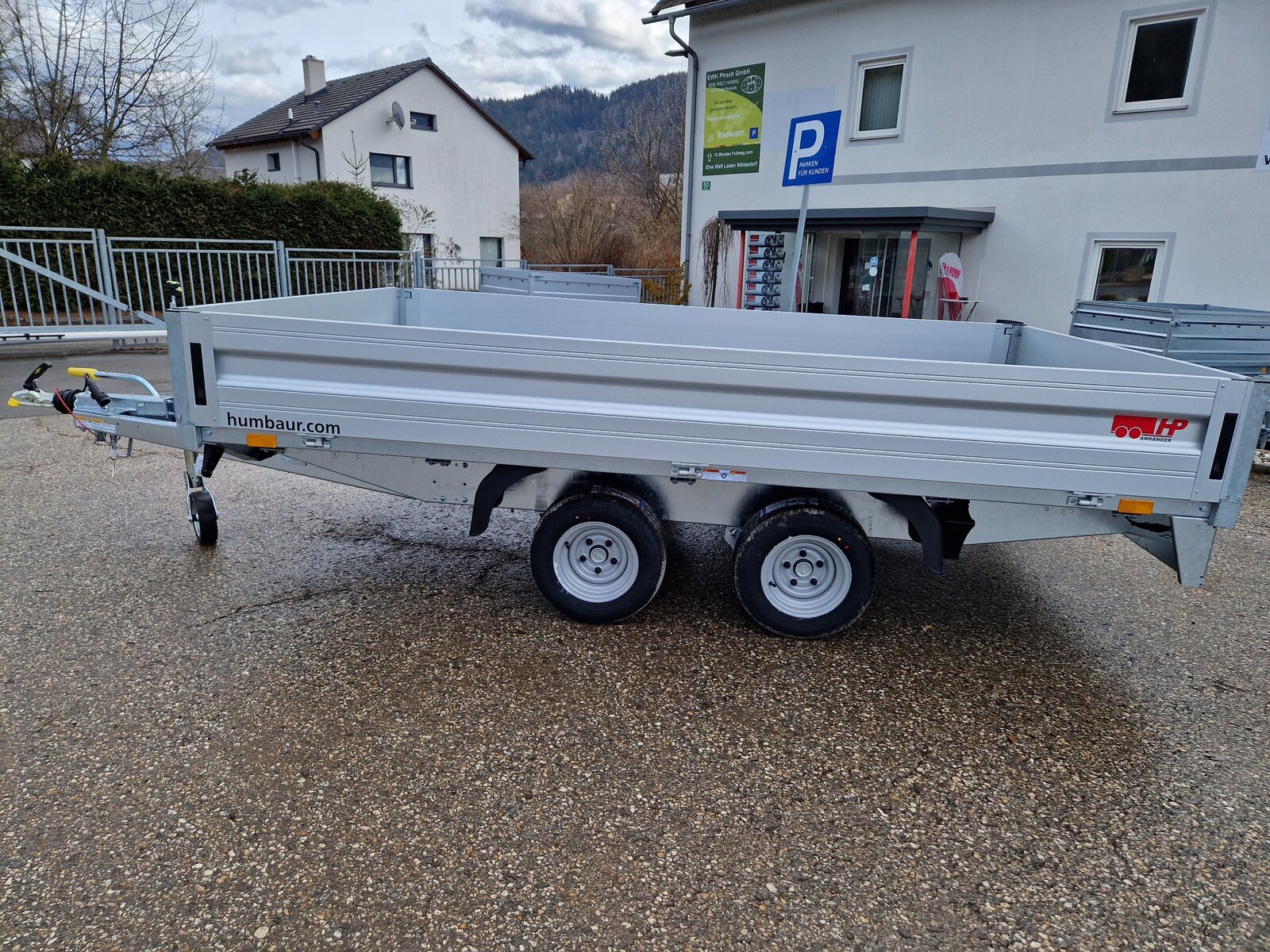 PKW Anhänger Humbaur HT 253118, Gewerbeanhänger, Tandem-Hochlader Aluminium, 2.500kg bei HP-Anhänger