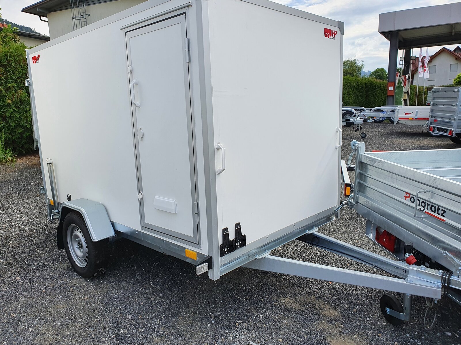 PKW Anhänger, Autoanhänger, Kofferanhänger HP 752515 HK, 2500 x 1500 x 1500 mm, 750 kg ungebremst