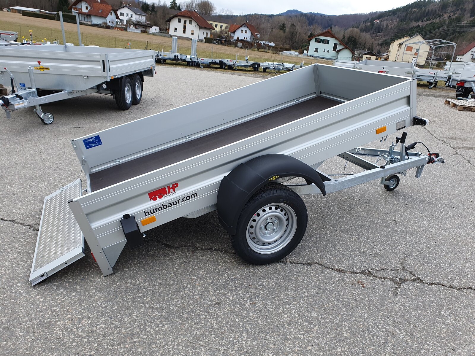 PKW Anhänger, Autoanhänger Humbaur HA 132513 BK kippbar 2510 x 1320 x 350 mm, 1300 kg gebremst